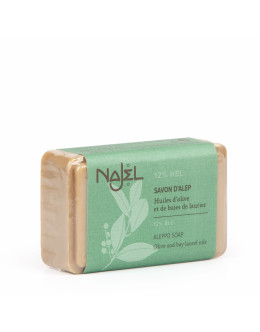 法國品牌 Najel 12%月桂油 + 88% 橄欖油 阿勒坡手工古皂 Aleppo Soap (100g)