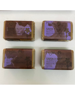 【瑕疵品】【迷人花香】法國 NAJEL 有機紫羅蘭 阿勒坡手工皂 Aleppo Soap With Organic Violet