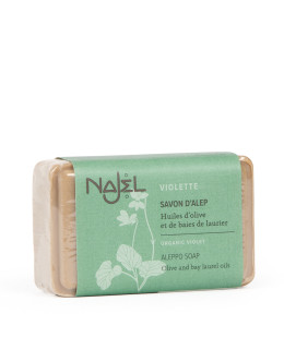 【迷人花香】法國 NAJEL 有機紫羅蘭 阿勒坡手工皂 Aleppo Soap With Organic Violet