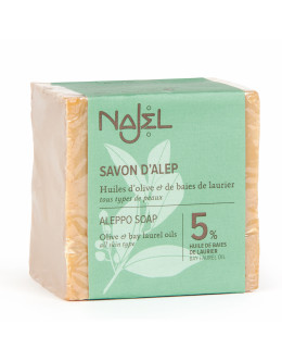 【敏感肌膚適用】法國 NAJEL 5%月桂油 阿勒坡手工古皂 Aleppo Soap 