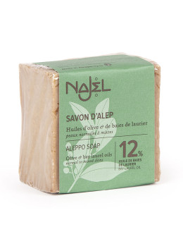 【中性肌膚適用】法國 NAJEL 12%月桂油 阿勒坡手工古皂 Aleppo Soap